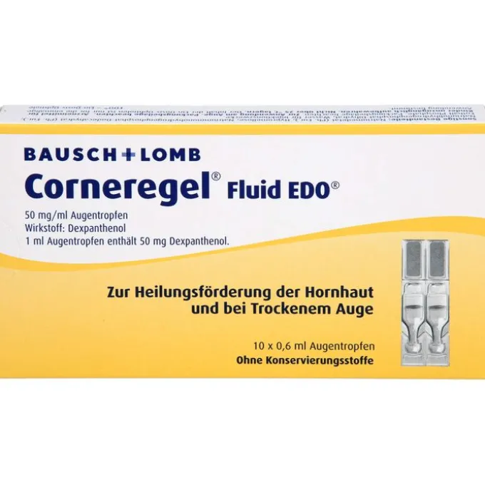 CORNEREGEL Fluid EDO Augentropfen 10X0,6 ml