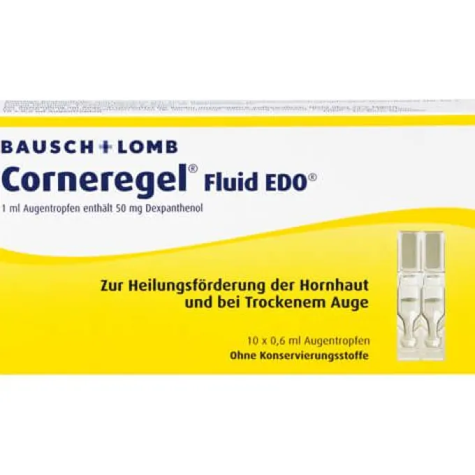 CORNEREGEL Fluid EDO Augentropfen 10X0,6 ml