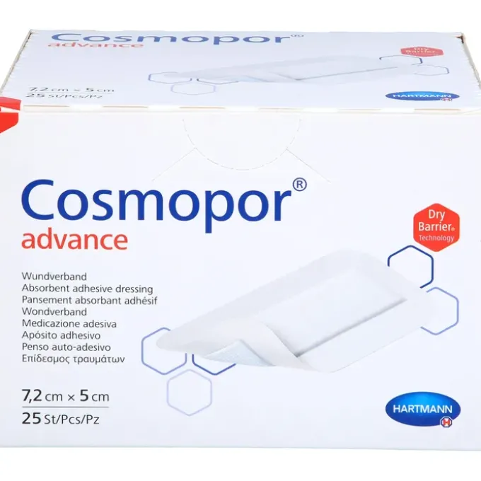 COSMOPOR Advance Wundverband 5x7,2 cm 25 St
