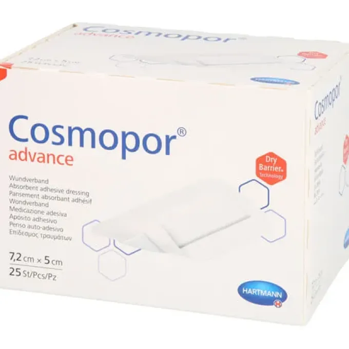 COSMOPOR Advance Wundverband 5x7,2 cm 25 St