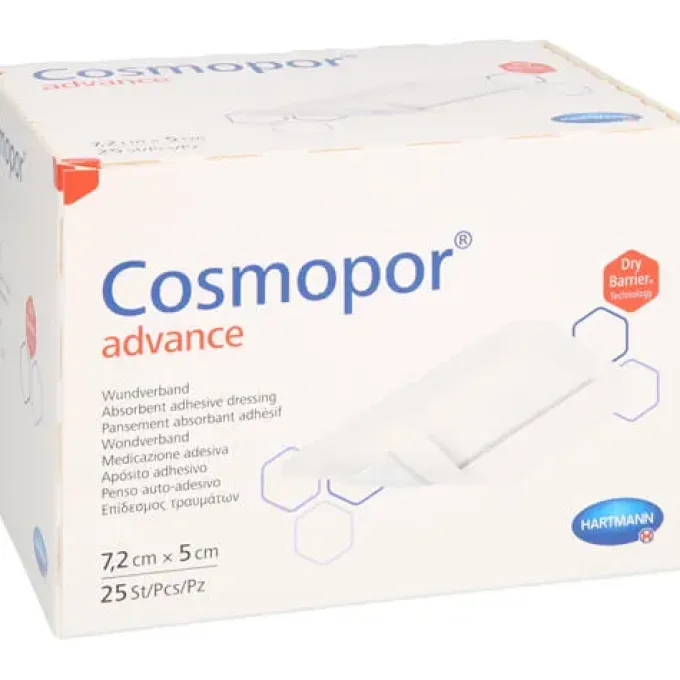 COSMOPOR Advance Wundverband 5x7,2 cm 25 St