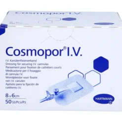 COSMOPOR I.V. Kanülenfixierverband 6x8 cm 50 St