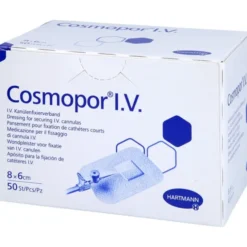 COSMOPOR I.V. Kanülenfixierverband 6x8 cm 50 St