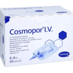 COSMOPOR I.V. Kanülenfixierverband 6x8 cm 50 St