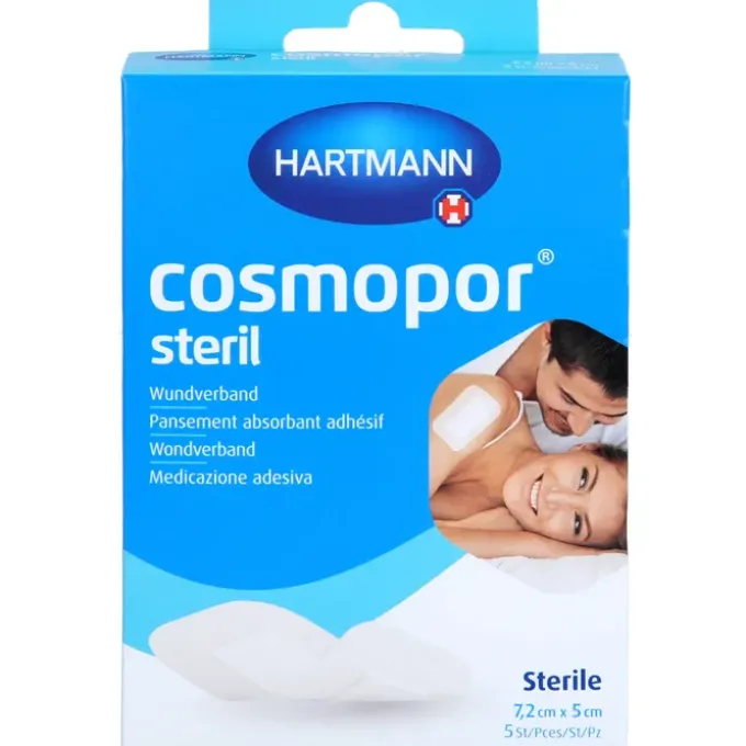 COSMOPOR steril Wundverband 5x7,2 cm OTC 5 St