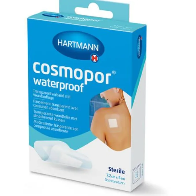 COSMOPOR waterproof Wundverband 5x7,2 cm OTC 5 St