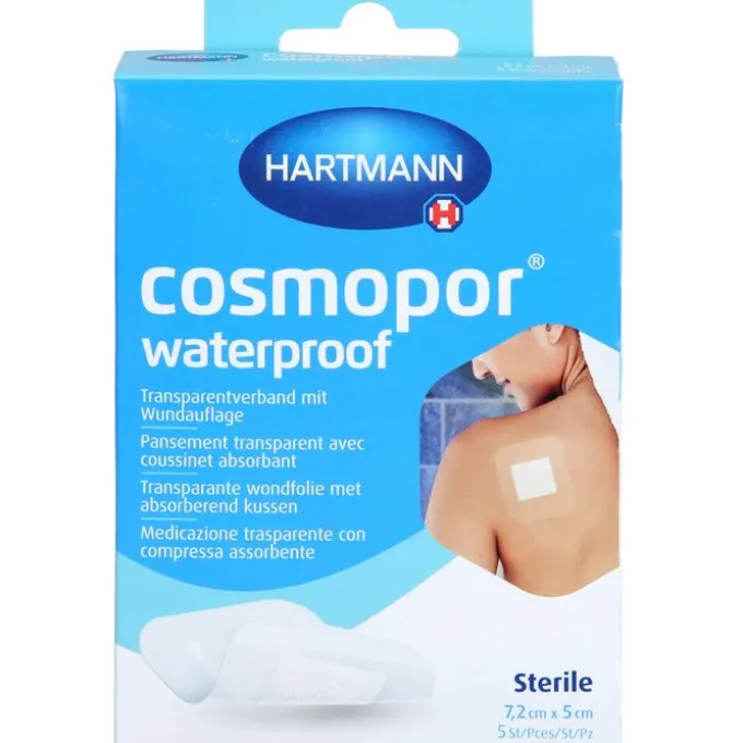 COSMOPOR waterproof Wundverband 5x7,2 cm OTC 5 St