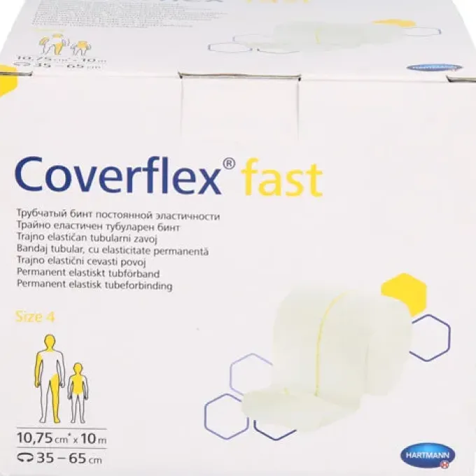 COVERFLEX fast Schlauchverb.Gr.4 10,75cmx10 m weiß 1 St