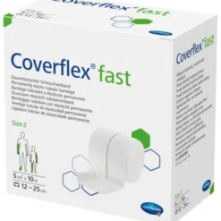 COVERFLEX fast Schlauchverb.Gr.2 5 cmx10 m weiß 1 St