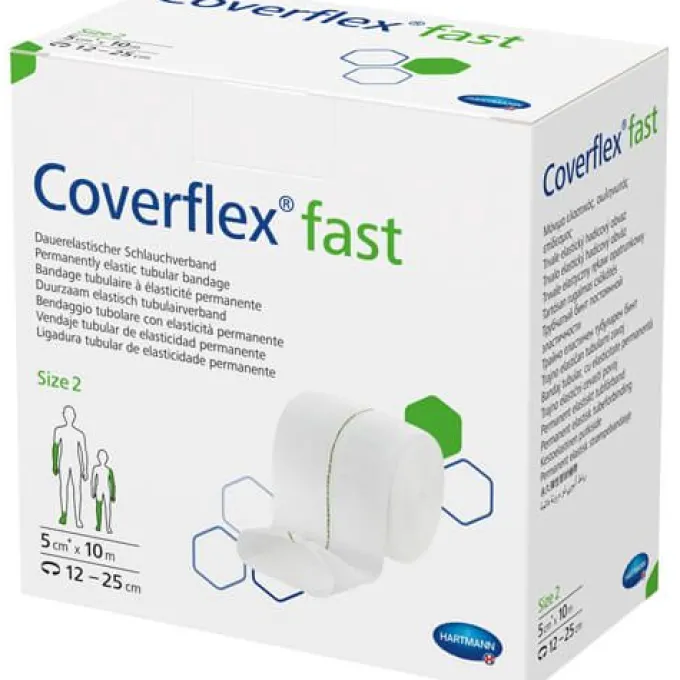COVERFLEX fast Schlauchverb.Gr.2 5 cmx10 m weiß 1 St