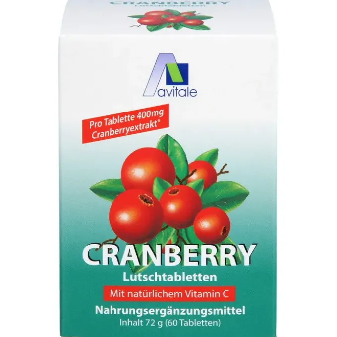 CRANBERRY LUTSCHTABLETTEN 60 Stück