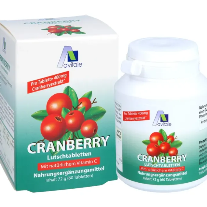 CRANBERRY LUTSCHTABLETTEN 60 Stück