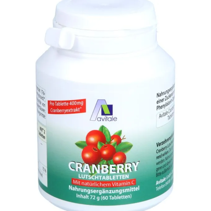 CRANBERRY LUTSCHTABLETTEN 60 Stück