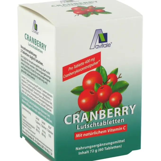 CRANBERRY LUTSCHTABLETTEN 60 Stück