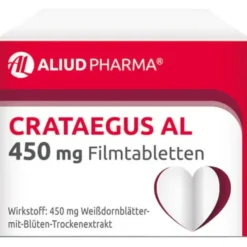 Crataegus AL 450 mg Filmtabletten bei nachlassender Herzleistung 50 Stück