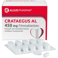 Crataegus AL 450 mg Filmtabletten bei nachlassender Herzleistung 50 Stück