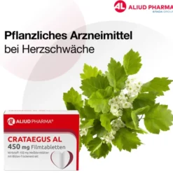 Crataegus AL 450 mg Filmtabletten bei nachlassender Herzleistung 50 Stück