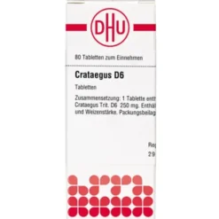 CRATAEGUS D 6 Tabletten 80 St