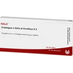 CRATAEGUS E foliis et fructibus D 2 Ampullen 10X1 ml