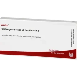 CRATAEGUS E foliis et fructibus D 2 Ampullen 10X1 ml