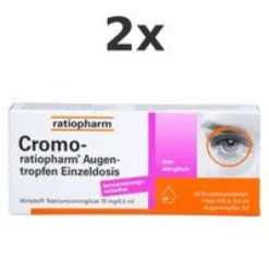 CROMO-RATIOPHARM Augentropfen Einzeldosis Set 2x10ml