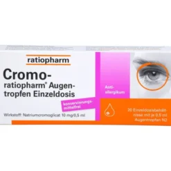 CROMO-RATIOPHARM Augentropfen Einzeldosis 10 ml
