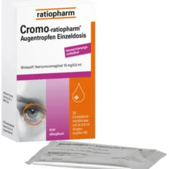 CROMO-RATIOPHARM Augentropfen Einzeldosis 10 ml