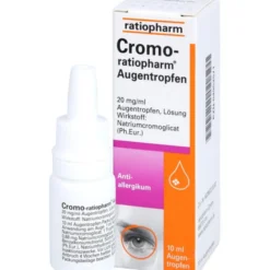 CROMO-RATIOPHARM Augentropfen 10 ml