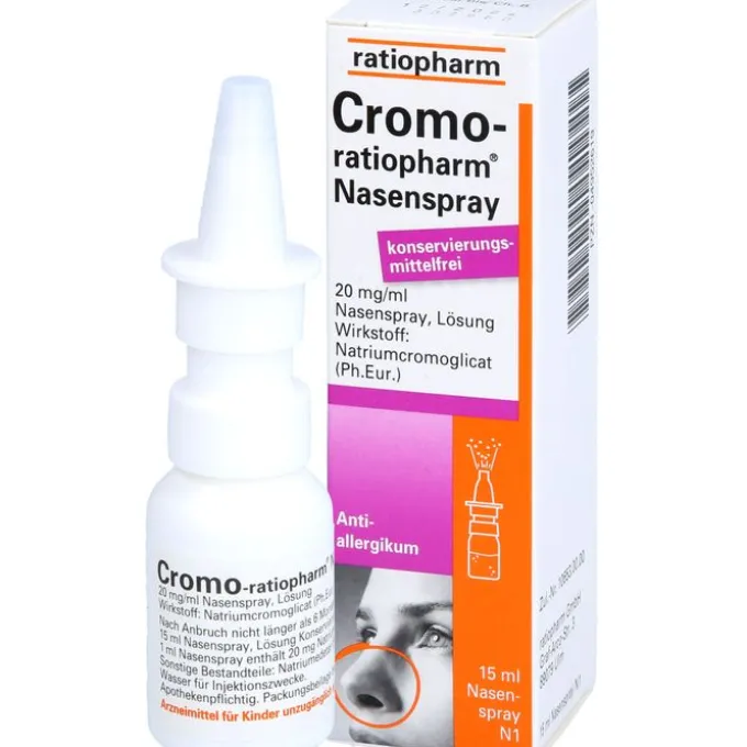 CROMO-RATIOPHARM Nasenspray konservierungsfrei 15 ml