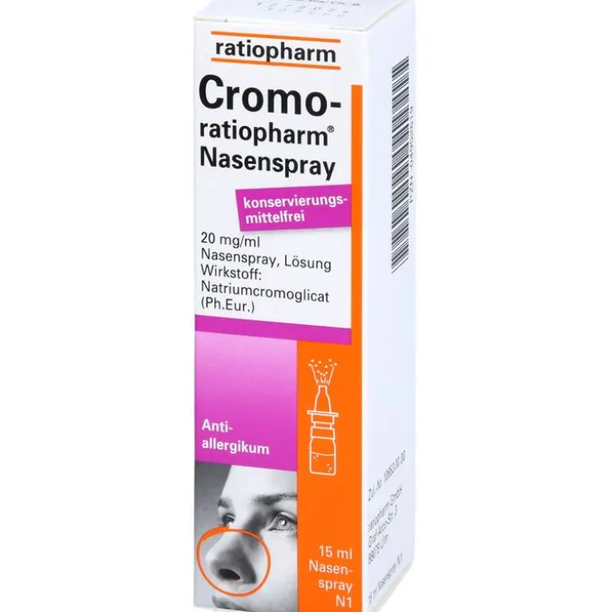 CROMO-RATIOPHARM Nasenspray konservierungsfrei 15 ml