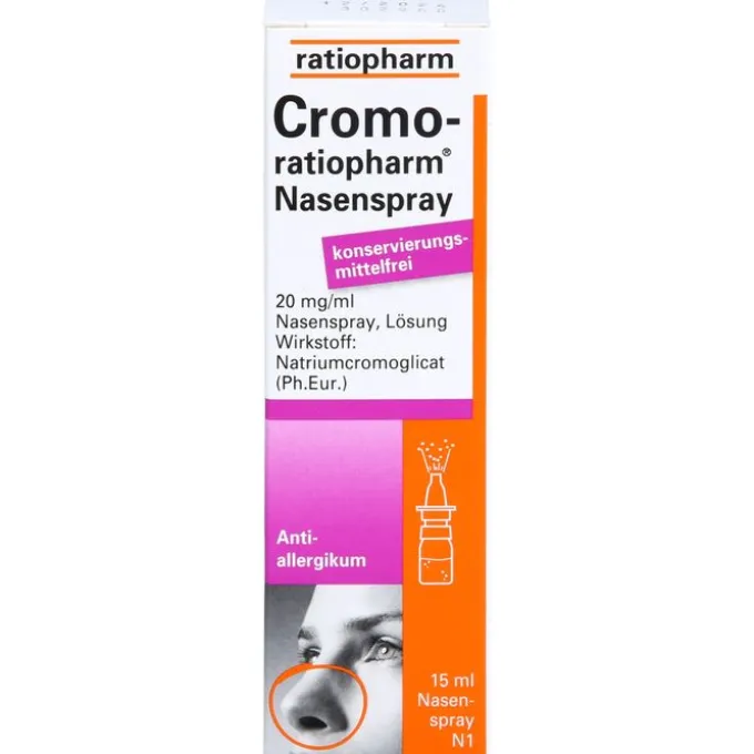 CROMO-RATIOPHARM Nasenspray konservierungsfrei 15 ml