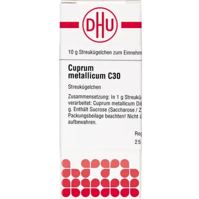 CUPRUM METALLICUM C 30 Globuli 10 g
