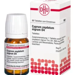 CUPRUM OXYDATUM nigrum D 4 Tabletten 80 St