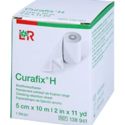 CURAFIX H Fixierpflaster 5 cmx10 m 1 St