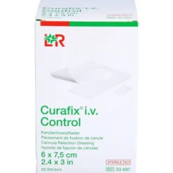CURAFIX i.v. Control Kanülenfixierpfl.6x7,5 cm 50 St