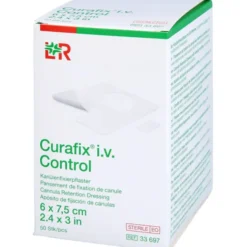 CURAFIX i.v. Control Kanülenfixierpfl.6x7,5 cm 50 St