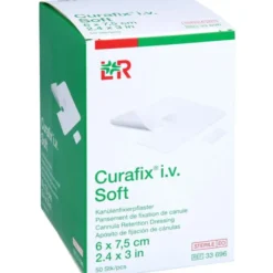 CURAFIX i.v. Soft Kanülenfixierpfl.6x7,5 cm 50 St