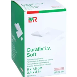 CURAFIX i.v. Soft Kanülenfixierpfl.6x7,5 cm 50 St