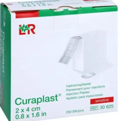 CURAPLAST Inj.-Pflaster sensitiv 2x4 cm 250 St