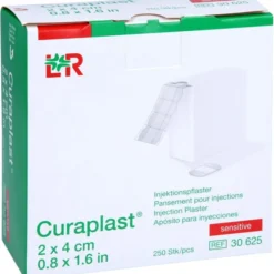 CURAPLAST Inj.-Pflaster sensitiv 2x4 cm 250 St