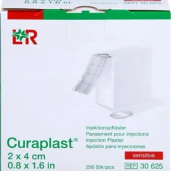CURAPLAST Inj.-Pflaster sensitiv 2x4 cm 250 St