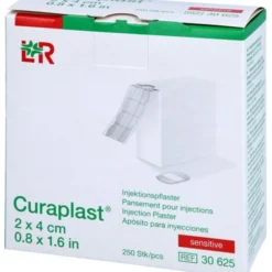 CURAPLAST Inj.-Pflaster sensitiv 2x4 cm 250 St