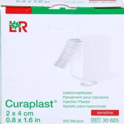 CURAPLAST Inj.-Pflaster sensitiv 2x4 cm 250 St