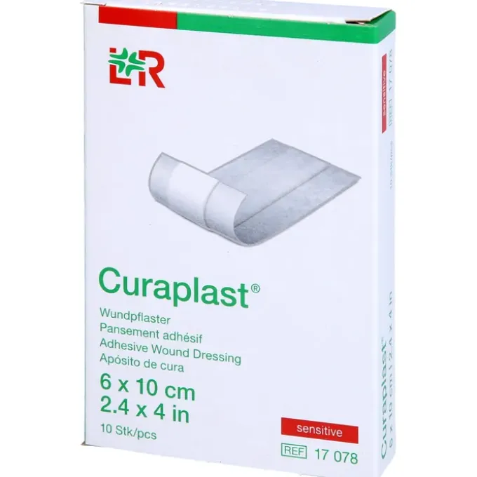 CURAPLAST Wundschnellverb.sensitiv 6x10 cm 1 m 10 St