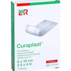CURAPLAST Wundschnellverb.sensitiv 6x10 cm 1 m 10 St