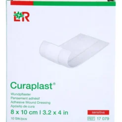 CURAPLAST Wundschnellverb.sensitiv 8x10 cm 1 m 10 St
