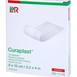 CURAPLAST Wundschnellverb.sensitiv 8x10 cm 1 m 10 St