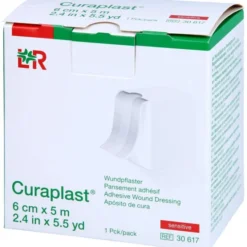 CURAPLAST Wundschnellverb.sensitiv 6 cmx5 m 1 St
