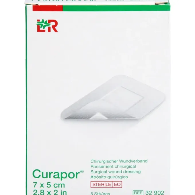 CURAPOR Wundverband steril chirurgisch 5x7 cm 5 St