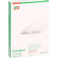 CURAPOR Wundverband steril chirurgisch 5x7 cm 5 St